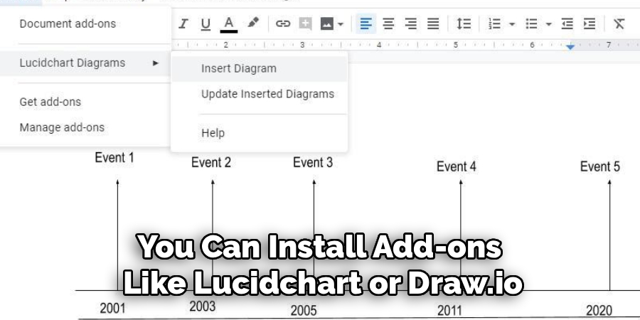 You Can Install Add-ons
 Like Lucidchart or Draw.io